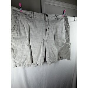 Goodfellow & Co Men's 38 Shorts Gray Linen Blend Flat Front Summer Casual 10"